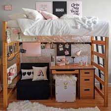 Collapsible Storage Ottoman Bench With Seat Back Heather Grey In 2020 Dorm Room Designs College Dorm Room Decor Girls Dorm Room