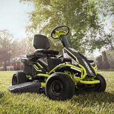 Ryobi riding lawn mower 38 in 100 ah battery electric. 38 Electric Riding Mower 75 Ah Ryobi Tools