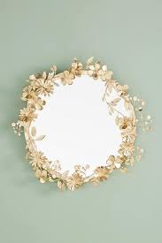 Maybe you would like to learn more about one of these? Paradiso Large Round Gold Floral Mirror
