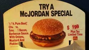 Mcdonald S Macjordan Burger Mcdonald Menu Menu Items Mcdonalds
