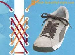 Ikat sepatu model loop back gaya ikat sepatu star ini bisa dipraktekan dengan tali pipih tipis dan lubang tali besar agar dua tali tali sepatu dapat masuk di satu lubang sepatu yang sama. Bagaimana Untuk Mengikat Tali Pada Kasut 10 Cara
