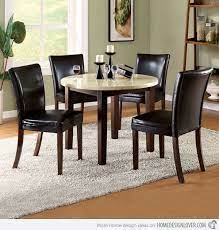 Small Round Dining Tables For Big Style Statement Round Dining Room Small Dining Room Table Round Dining Room Table