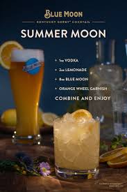 Check spelling or type a new query. Blue Moon Is The Official Craft Beer Sponsor Of The Kentucky Derby For Your Derby Party Try Making A Refr Alcohol Drink Recipes Alcohol Recipes Beer Recipes