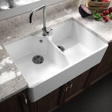 Buy farmhouse sink and get the best deals at the lowest prices on ebay! Double Kitchen Sink Farmhouse Sanindusa Without Drainboard Ceramic Apron Front
