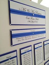 Details About Classic Royal Blue Wedding Seating Plan Post Box Table Number Placecard