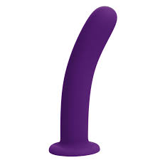 Secure Trusted Curved Silicone Anal Dildo - Purple - Large - Walmart.com