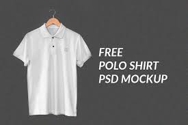 Looking to beautifully present polo shirt design you are working on? Free Mockup Hanging Polo Shirt Free Commercial Use Fonts Graphics