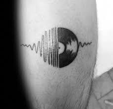 50 Vinyl Record Tattoo Designs For Men Long Playing Ink Ideas Hipster Tattoo Tattoo Designs Men Small Music Tattoos