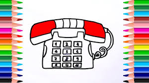 Phones Coloring Pages How To Draw For Children S Color Learning Colo Drawing For Kids Coloring Pages Coloring Books