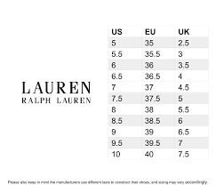 Ralph Lauren Shoe Size Chart Best Picture Of Chart