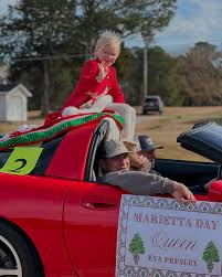 Marietta Day Queen at the Christmas Parade!