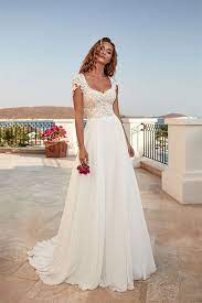 Wir empfehelen ihnen auf dieser seite brautkleider mit ärmel. Romantisches Boho Brautkleid Mit Cap Armeln