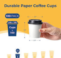 Amazon.com: Fit Meal Prep 100 Pack 6 oz Disposable Coffee ...