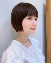 マッシュバングのコンパクトショート 表参道の美容室 jeno ジェノ スタイリスト堀江 昌樹のヘアスタイル ヘアカタログ 髪型 lala ララ スタイリスト 髪型 ヘアスタイル