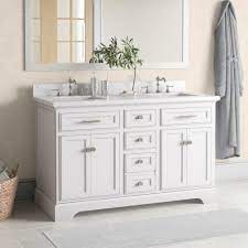 54 zikas double sink vanity. Three Posts Currahee 54 Double Bathroom Vanity Set Reviews Wayfair