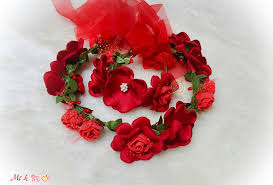 vòng hoa đội đầu kèm vòng tay cho bé