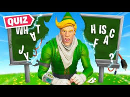 Ok, maybe a lot of luck, and even more death. The Fortnite Quiz Rage Edition