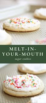 Melt In Your Mouth Sugar Cookies Easy Christmas Cookie Recipes Sugar Cookie Recipe Easy Christmas Sugar Cookie Recipe