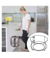 Pulaski clendon storage bin in grey. Jebel Dustbin Holder Hanging Garbag Bin Storage For Modular Kitchen Buy Jebel Dustbin Holder Hanging Garbag Bin Storage For Modular Kitchen Online At Low Price Snapdeal
