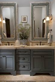 Bathrooms are a significant part of any home. Dark Grey Bathroom Farmhouse Master Bathroom Bathroom Remodel Master French Country Bathroom