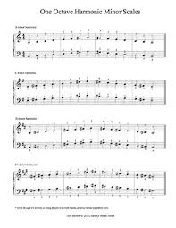 Free Piano Exercise 1 Octave Melodic Minor Scales In 12 Keys