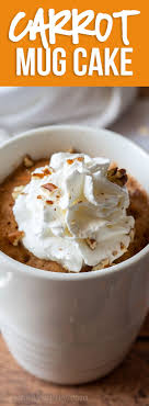 Carrot Cake Mug Cake Recipe Recipe Mug Recipes Cake Recipes Easy Cake Recipes