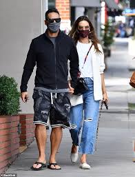 › alessandra ambrosio in the news: Alessandra Ambrosio Holds Hands With Model Beau Richard Lee As They Enjoy A Midday Meal In Brentwood