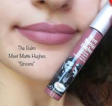 Thebalm Makeup Lipstick The Balm Meet Matte Hughes Sincere Soft Natural Makeup The Balm Creme Lipstick
