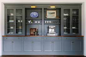Painting the fixture in white would give it a chic look. Dark Gray Dining Room Cabinets And Shelves Transitional Dining Room