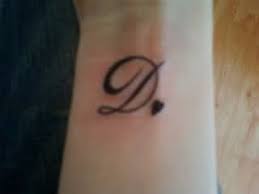 Chris says that the font is inspired by tattoo lettering and vintage. Girly Tattoos Letter D Tattoo Infinity Tattoos