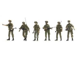 Israel defense forces, jerusalem, israel. H0 Figuren Idf Infantry Patrol Spur H0 00