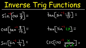 evaluating simplifying composite inverse trigonometric functions