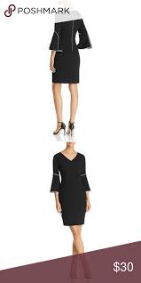 Calvin Klein Bell Sleeve Dress Bell Sleeve Dress Clothes Design Fashion