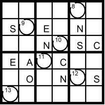Crossword puzzles are for everyone. Magic Word Square New Word Sudoku Quotable Sudoku Puzzles For Sunday 7 12 2020