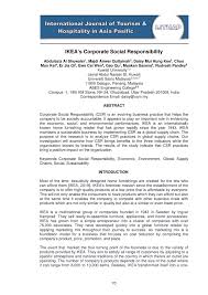 A malaysia property developer companies is a professional in the sector of property development, also known as real estate development. Pdf Ikea S Corporate Social Responsibility