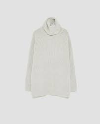 Black And Gold Sweater Dames Afbeelding 8 Van Oversized Trui Met Omslagkraag Van Zara Women Sweater Rollkragenpullover Zara
