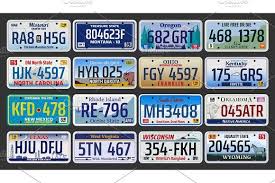 Car Number Plates In Usa Car Number Plates Vehicle Registration Plate Car License Plates
