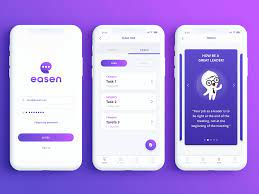 Easen App App Interface Design Mobile App Design App Design