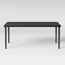 Fairmont Steel Patio Dining Table Black Threshold Dining Table Black Patio Dining Table Patio Furniture Collection
