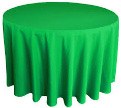 Surmente tablecloth 120 inch round polyester table cloth for weddings, banquets, or restaurants (white) … 4.6 out of 5 stars 1,690. 120 Inch Round Polyester Tablecloth Emerald