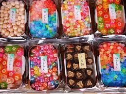 Sugar, sesame seed, sugar, rice wine vinegar, water, radicchio and 12 more. Mostlyfotos Colorful Traditional Candy Kyoto Japan Japanese Candy Japanese Candy Snacks Japanese Sweets