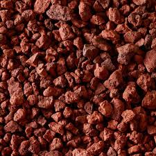 Vigoro 0 5 Cu Ft Bagged Decorative Stone Red Lava Rock