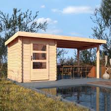 Karibu Gartenhauser Versandhandel By Gamoni De Woodfeeling 28 Mm Blockbohlen Gartenhaus Bastrup 1