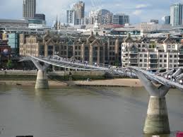 Unfortunately it was a sunny day out and many citizens took a walk on the bridge that day. St Paul S Cathedral Millennium Bridge Living With London