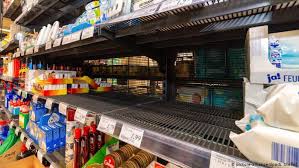 From the cuban missile crisis to y2k to our current global kerfuffle. German Supermarkets Report Coronavirus Panic Buying News Dw 01 03 2020