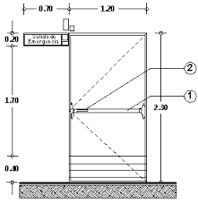 Resultado de imagen de dimensiones puertas