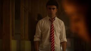 Ever since i remember i have loved books. Tie Red Striped From Samuel Garcia Dominguez Itzan Escamilla In Elite S03e05 Spotern