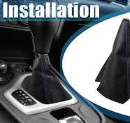 Amazon.com: A ABSOPRO Car Shift Boot Cover Universal Gear ...