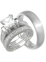 Laraso Co His And Hers Wedding Ring Set Cheap Wedding Bands For Him And Her 7 10 Walmart Com Wedding Ring Sets Unique Cheap Wedding Rings Sets Wedding Ring Sets