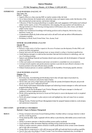 Browse our database of 1,500+ resume examples and samples written by real professionals who got hired by the world's top employers. Lead Business Analyst Resume Samples Velvet Jobs
